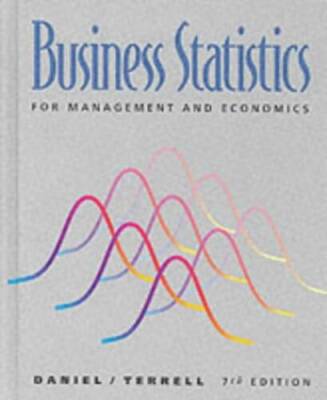 Business Statistics for Management and Economics - Hardcover - VERY GOOD