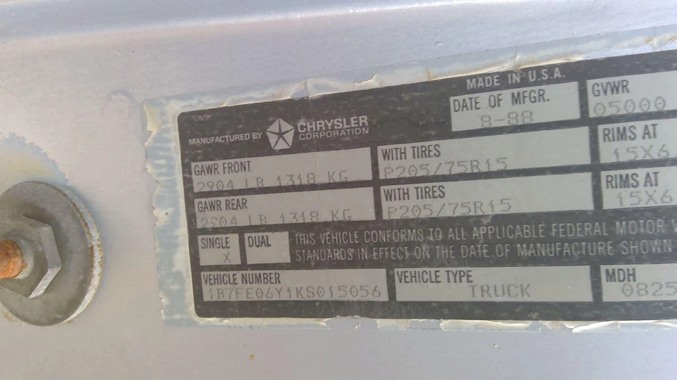 Dodge Ram D100 1972-1989 conductor delantero izquierdo brazo de control inferior OEM brazo A 4x2 2x2 Foto 4 de 4