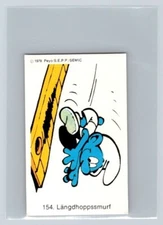 LONG JUMP SMURF LANGDHOPPSSMURF 1978 Andra Motiv Dina Idoler II A #154