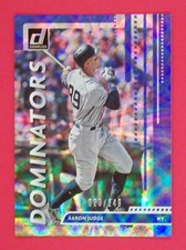 2020 Donruss Aaron Judge 023/249 Dominators Blue #4 New York Yankees
