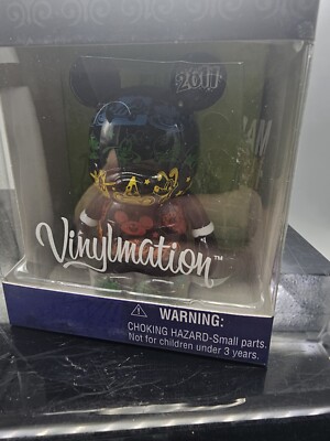 Disney Vinylmation 2011 Series Figure 3  NIB Black Fab Five Logo