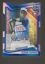 2022 Panini Elite Extra Edition Yosmel Ramirez Auto /99 #182 Dominican Prospect