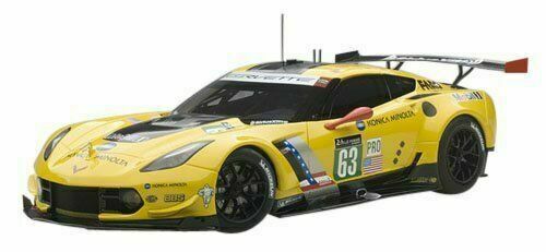自動車 AutoArt Chevrolet CORVETTE LEMANS 1/18 Review - 1:18 Scale AUTOart Corvette C7.R Le Mans GTLM 2015