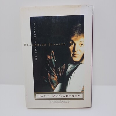 Blackbird Singing: Poems and Lyrics 1965-1999 Hardcover Paul McCartney