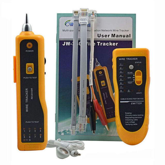 Phone Cable Tester Wire Finder Tracker Cable Phone Tester Telephone Network LAN
