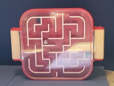 Brio Red Travel Enclosed Labyrinth Maze Learning Skill Puzzle Game Take-Along