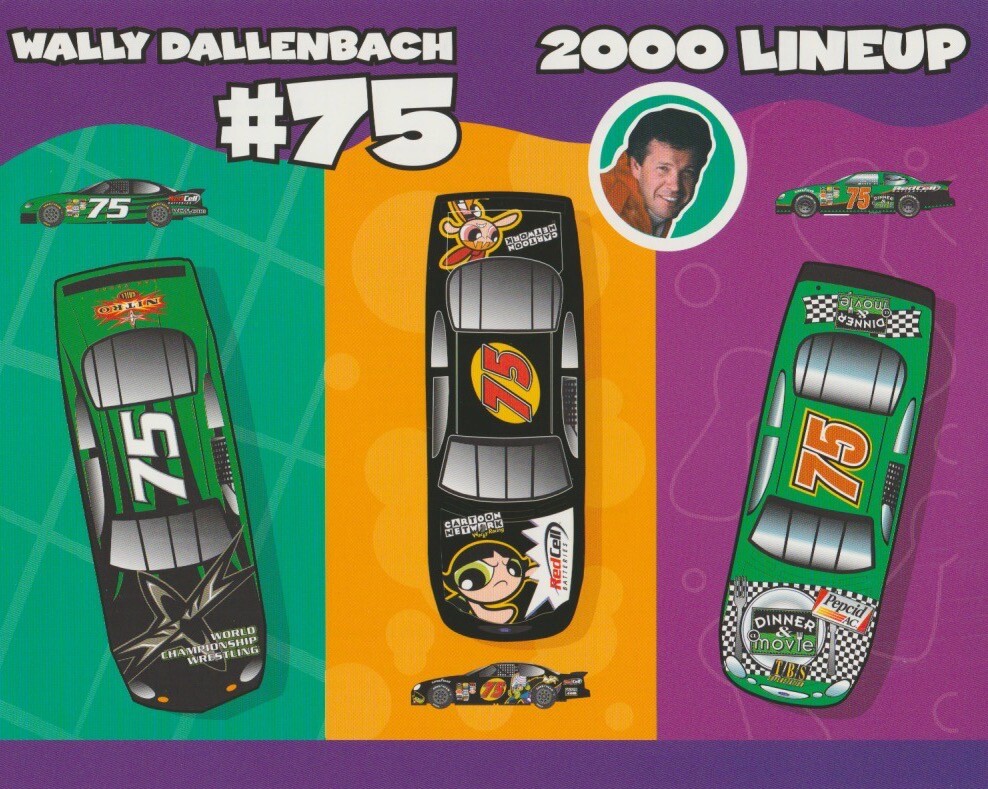 2000 Wally Dallenbach, Jr. WCW Powerpuff Girls Ford Taurus NASCAR
