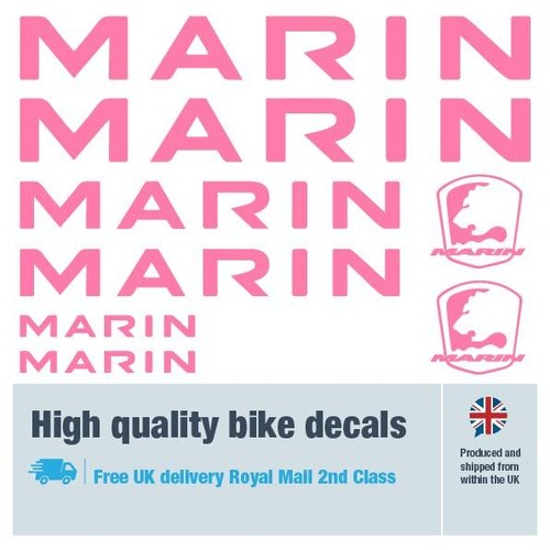 Marin new bike labels / decals with free bike protection (23 pack) - 20 colours - Picture 10 of 28
