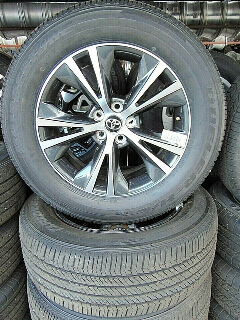 Toyota Highlander 2019-18" OEM Rims & Bridgestone Dueler Tires~ *Set of 4* | eBay