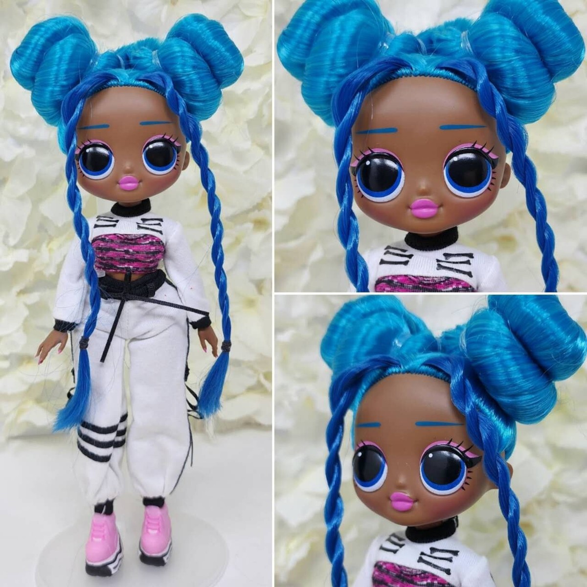 Blue Hair Omg Lol Dolls Baby Doll With Lol Doll Blue Glitter Hair