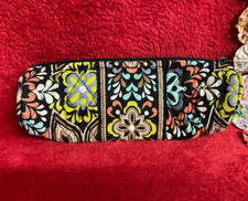 Vera Bradley Makeup Brush Bag with Floral Design