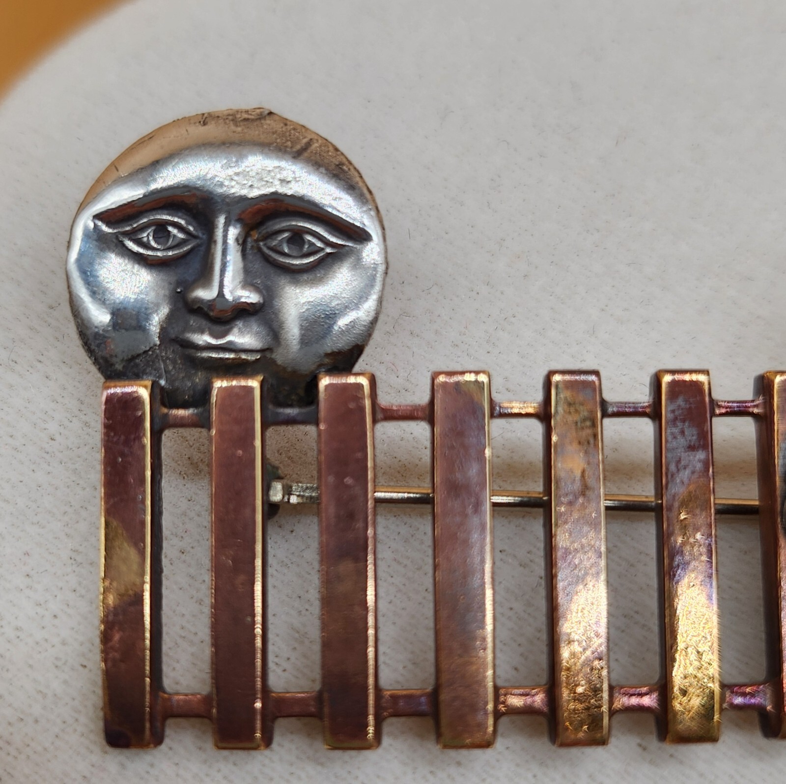 Rika Marked 925 Sterling Silver Monkey Playing Fi… - image 3