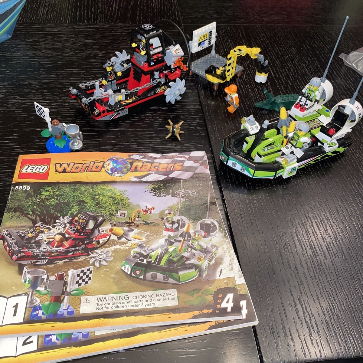 LEGO World Racers 8899 Gator Swamp 100% Complete w/ Manuals
