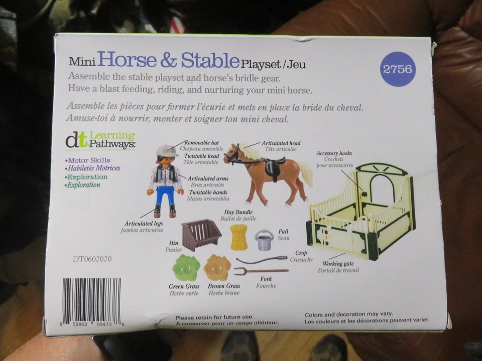 New Mini Horse And Stable by Discovery Toys - Playset DIY Educational Toy - Image 3 of 4