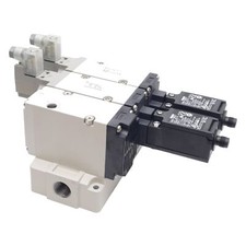 SMC VP744-5DZ1-04N-M-X555 Residual Pressure Relief Valve, 0.7MPa, 1/2NPT, 24VDC