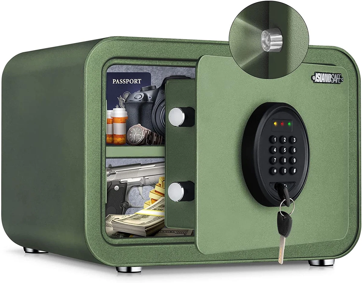ISLANDSAFE Home Safe Box Digital Small Personal Safes Caja Fuerte Security Money