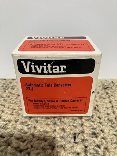 Vivitar Automatic Tele Converter 2X-1 - 第 1/12 張圖片