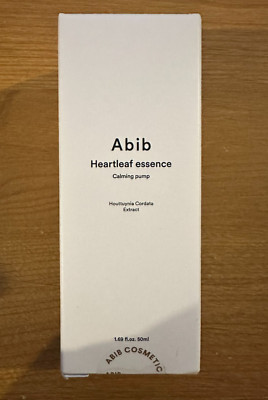 Abib Heartleaf Essence Calming Pump 1.69 fluid ounces 50 mL SEALED BRAND NEW
