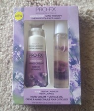 PRO-FX FREESIA LAVENDER SCENTED OIL THERAPY HAND CREAM CUTICLE OIL 0.7 OZ