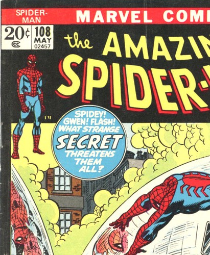 Marvel Amazing Spider-Man Vietnam Issue 108 May1972 F/VF Condition 7.0 FREE SHIP - Picture 2 of 7