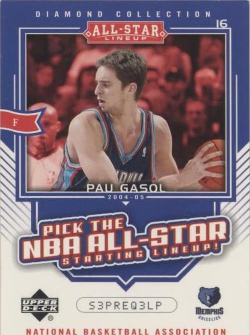 2004-05 Upper Deck All-Star Lineup - Pau Gasol #AS33 - 1 of 2