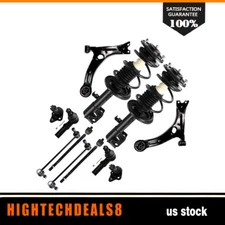 Front Struts w/ Coil Spring Sway Bars Assembly Kit For Toyota for Corolla 09-13