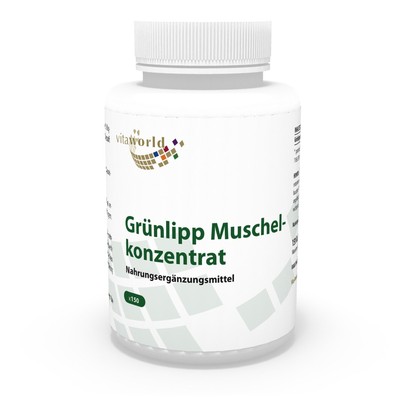 Vita World Grünlippmuschel Konzentrat 500mg 150 Kaps Gruenlipp Gelenk Neuseeland