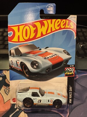 2024 Hot Wheels HW RACE DAY 5/10 Shelby Cobra Daytona Coupe 122/250