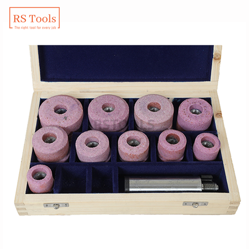 New Black And Decker Valve Seat Grinding Stones Set Of 20 Pcs with Holder 9/16" - Foto 2 di 20