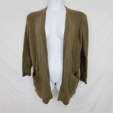 Madewell Cardigan Size XS  Ryder Green Open Front Sweater
