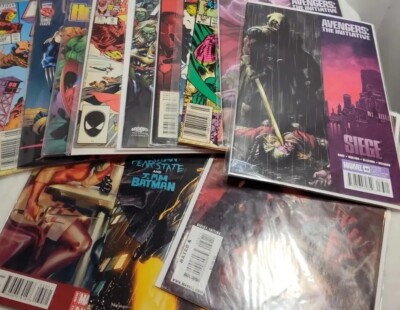 Lot Of (13) Marvel & DC Comics 