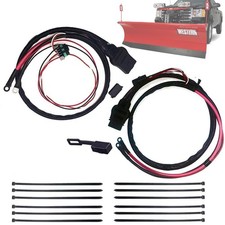Upgraded 4 Pin Battery Cable Set 42014 42015 for Western SnowEx Fisher Blizza...