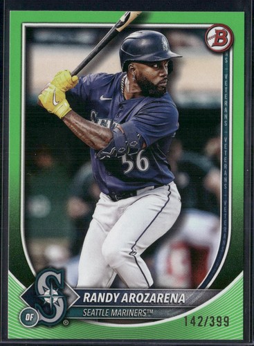 2025 Bowman #19 Randy Arozarena SN #/399 Seattle Mariners
