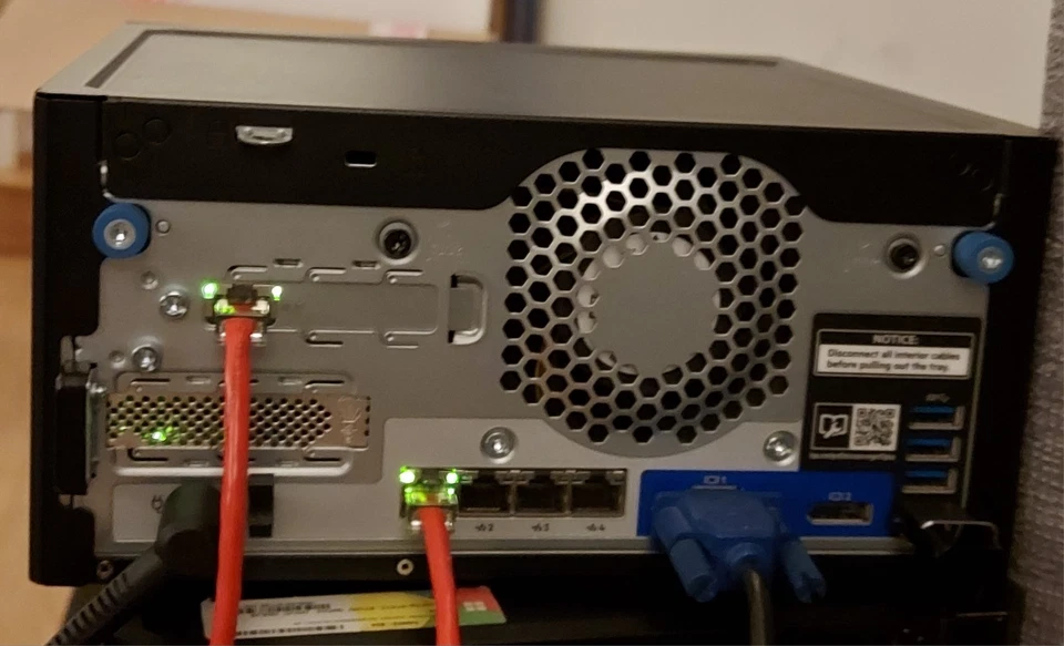 HP MicroServer Gen10 Plus - 32GB RAM 16TB SAS Smart Array E208i-p Advanced iLO 5 - Image 2 of 4