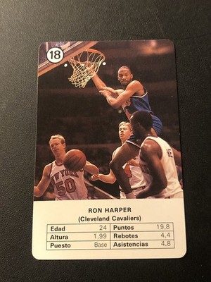 1988 Fournier Estrellas Ron Harper #18