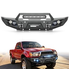 Steel Front Bumper For Toyota Tacoma 1995-2004 Pickup Wwinch Platesensor Holes