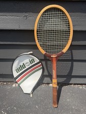 Vintage Wilson Chris Evert Wood Tennis Racquet Cover 4 1/4 Grip NICE