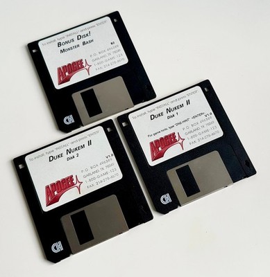 DUKE NUKEM II 2   [PC DOS] apogee / original Disks - GAME, SPIEL