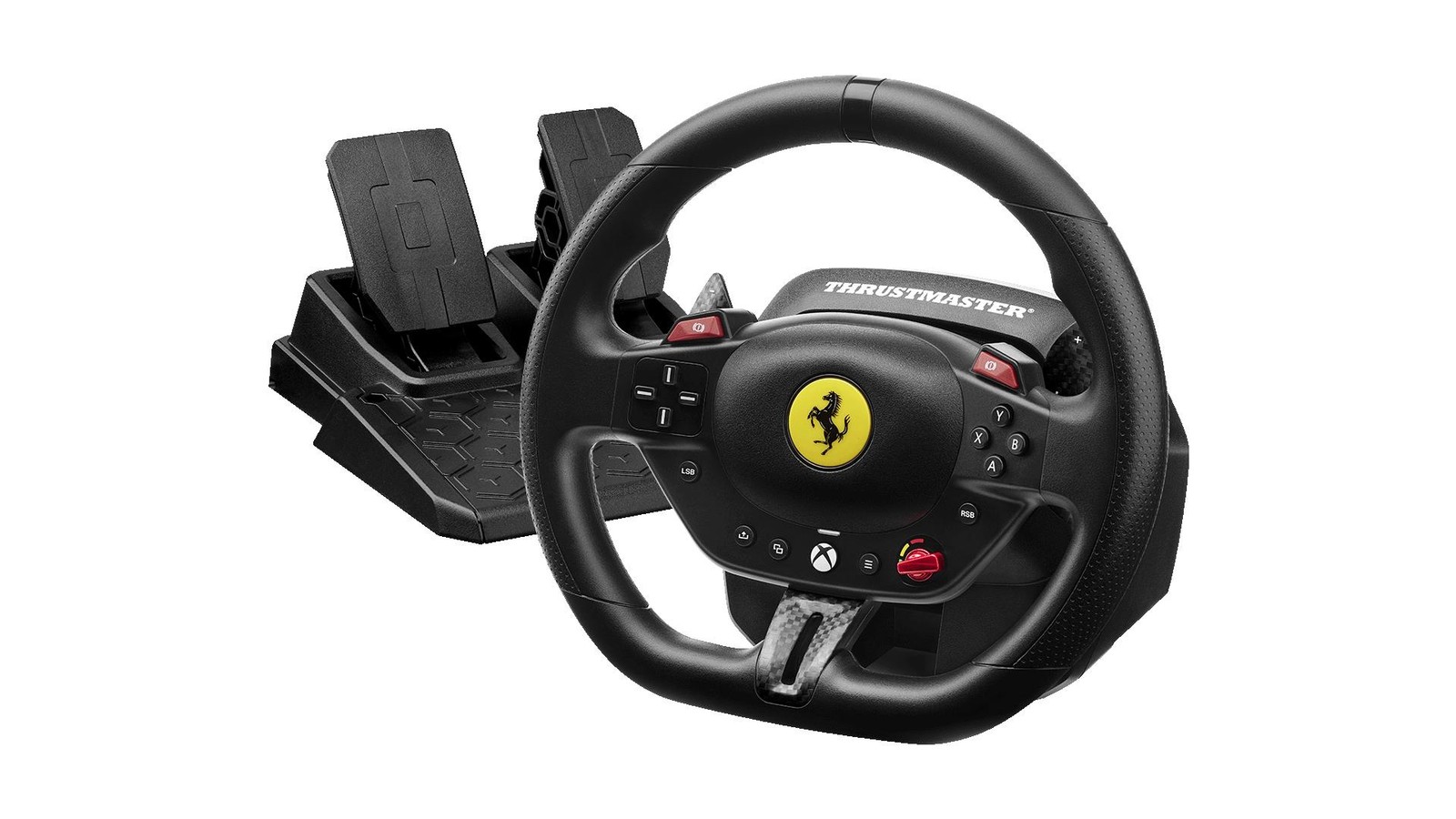Thrustmaster T98 Ferrari 296 GTS Black USB Steering wheel + Pedals Analogue /