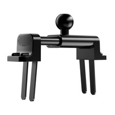 Circular Car Air Vent Phone Rack Support Quick Releases Clamp 17MM Antislip Base