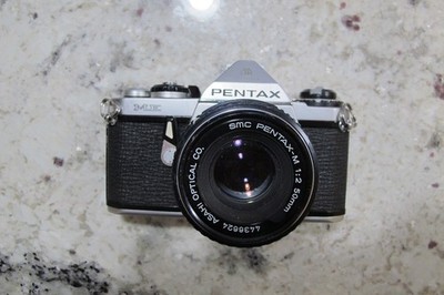 Pentax ME 35mm slr film camera - Bench Tested and Nice!  Good working order.