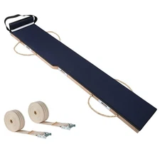 Piano Moving Kit 2"x20' Webbing Strap w/Roller Buckle & 6' Skid Safety Board Pad
