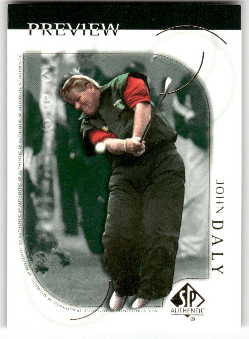 2001 Upper Deck #1 John Daly SP Authentic Preview