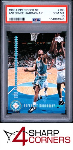 1993 UPPER DECK SE #188 ANFERNEE HARDAWAY RC PSA 10