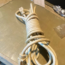 White RJ-45 Ethernet Patch Cable, RJ-45 to RJ-45 Round Cable Universal