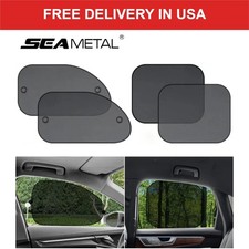 SEAMETAL Car Window Sun Shade Curtain, UV Blocking Side Window Sunshade with