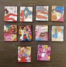 Lot F 10ct 1986 Barbie Mattel Panini Italy Album Sticker Trading Card Lot