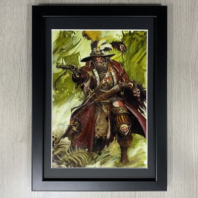 ALBERICH VON KORDEN HEXENJÄGER GERAHMTE KUNST SIGMARITES WARHAMMER ALTE WELT AOS