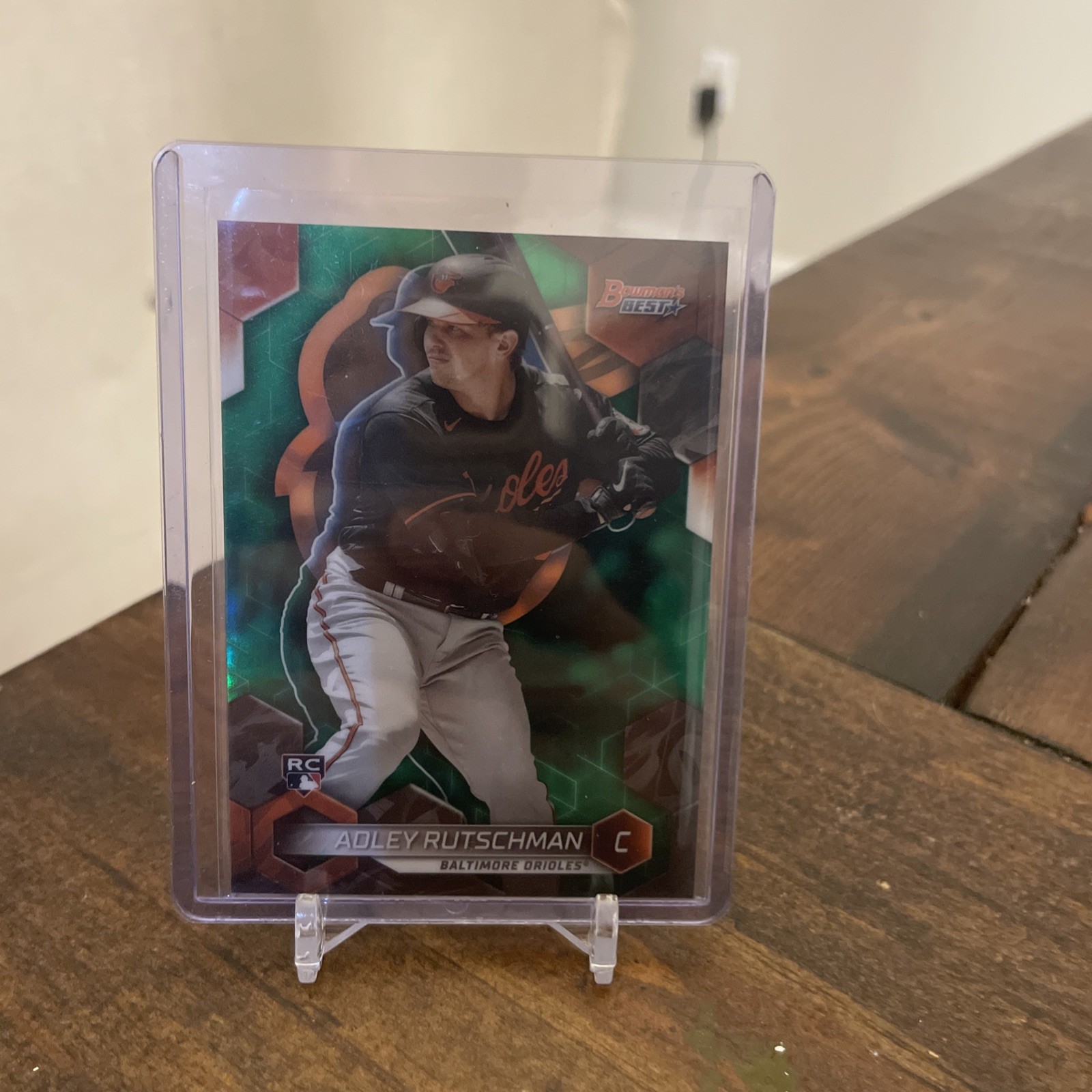 2023 Bowman's Best Green Refractor /99 Adley Rutschman #57 Rookie RC