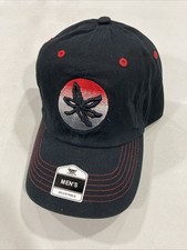Ohio State Buckeyes NCAA Black Fan Favorite Men's Adjustable Clean Up Hat NEW